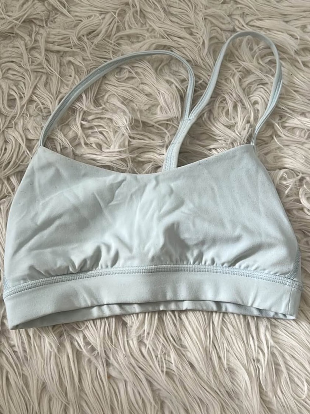 lululemon athletica Pale Blue Nulu Sports Bra